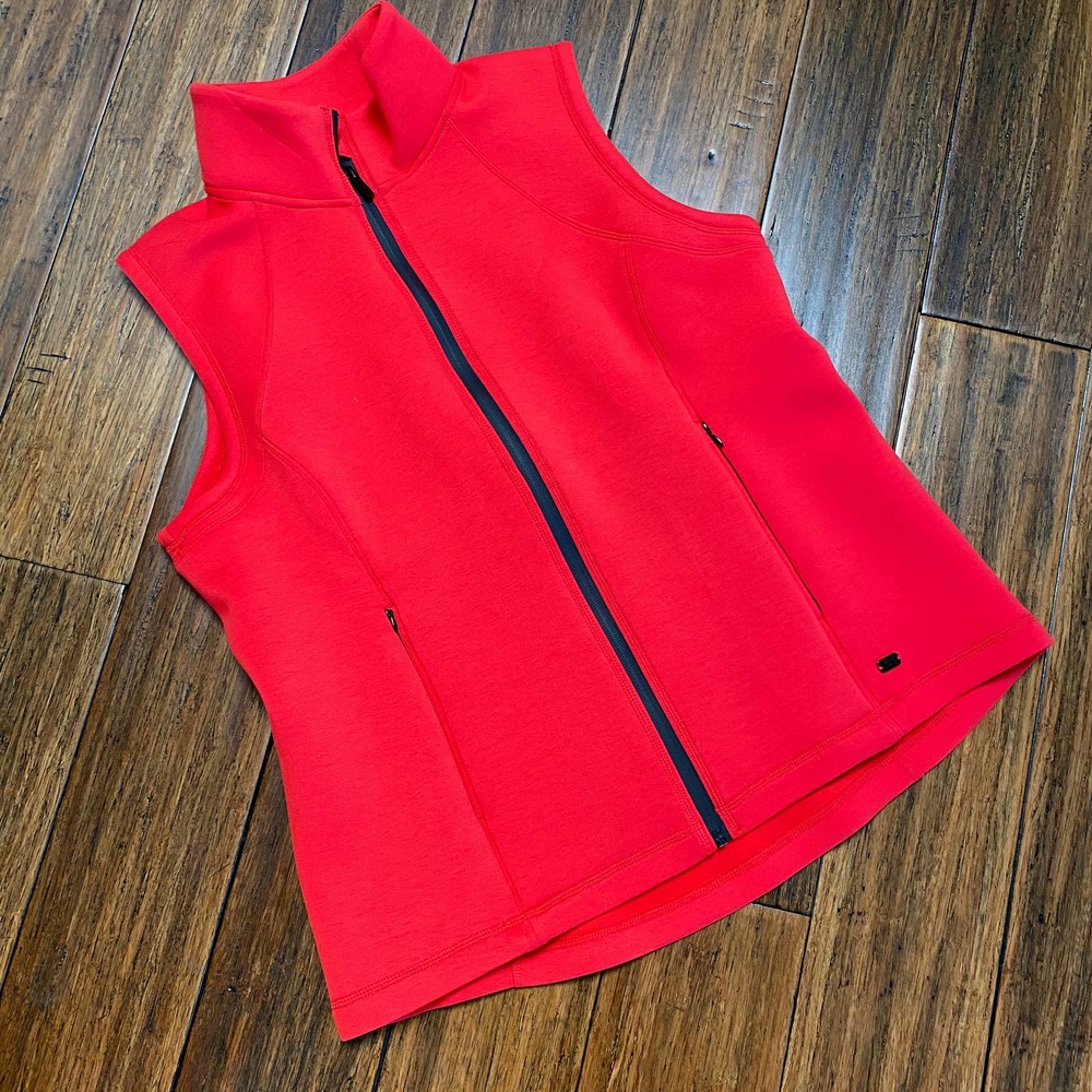 Quick Dry Full Zip Ski Snow Vest Size XL Tommy Hilfiger Sport